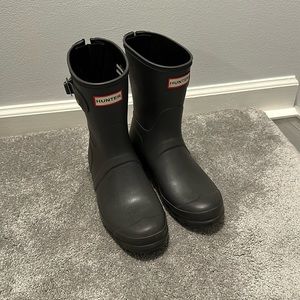 Hunter Rainboots - Short Zipper Back